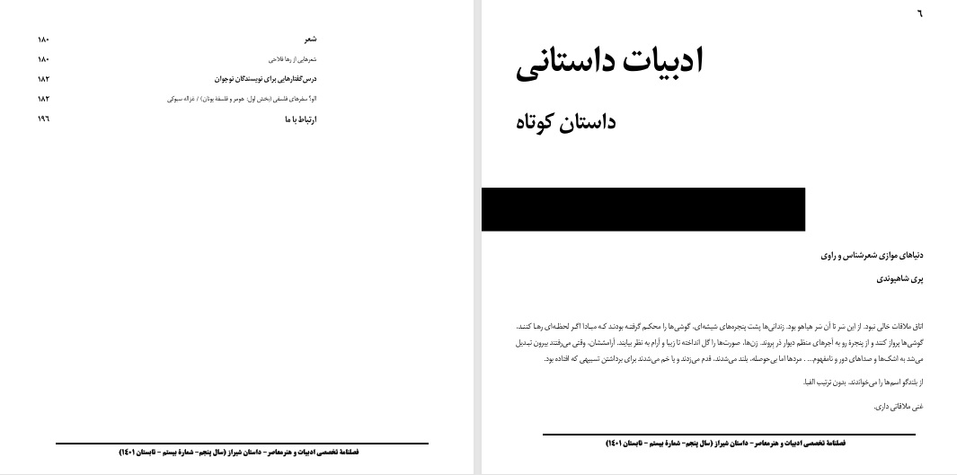 دنیاهای موازی شعرشناس و راوی – پری شاهیوندی